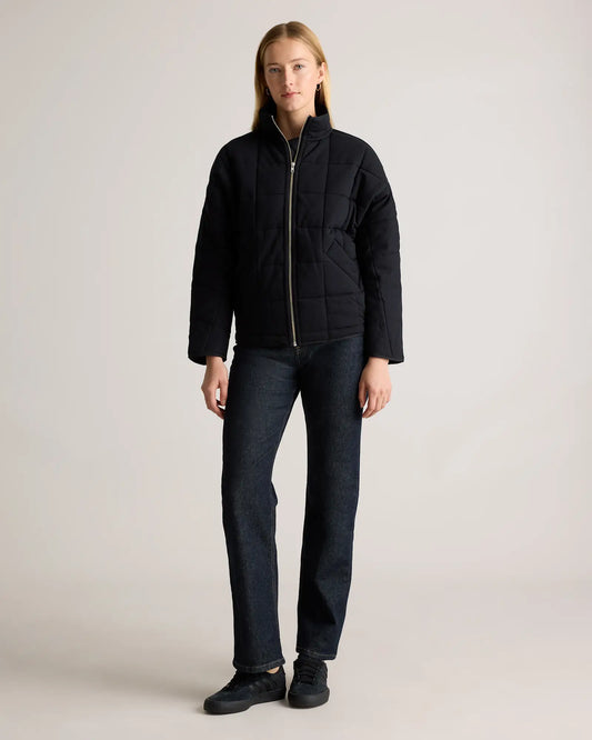 Organic Cotton Quilted Knit Jacket - US 9200