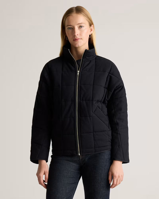 Organic Cotton Quilted Knit Jacket - US 9200