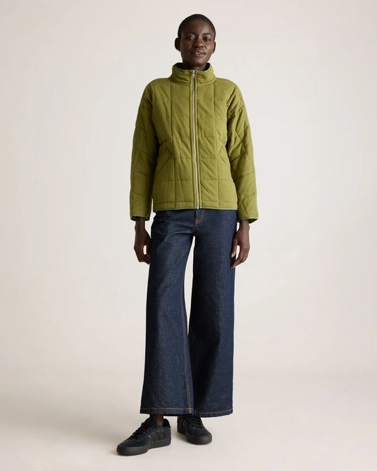 Organic Cotton Quilted Knit Jacket - US 1413