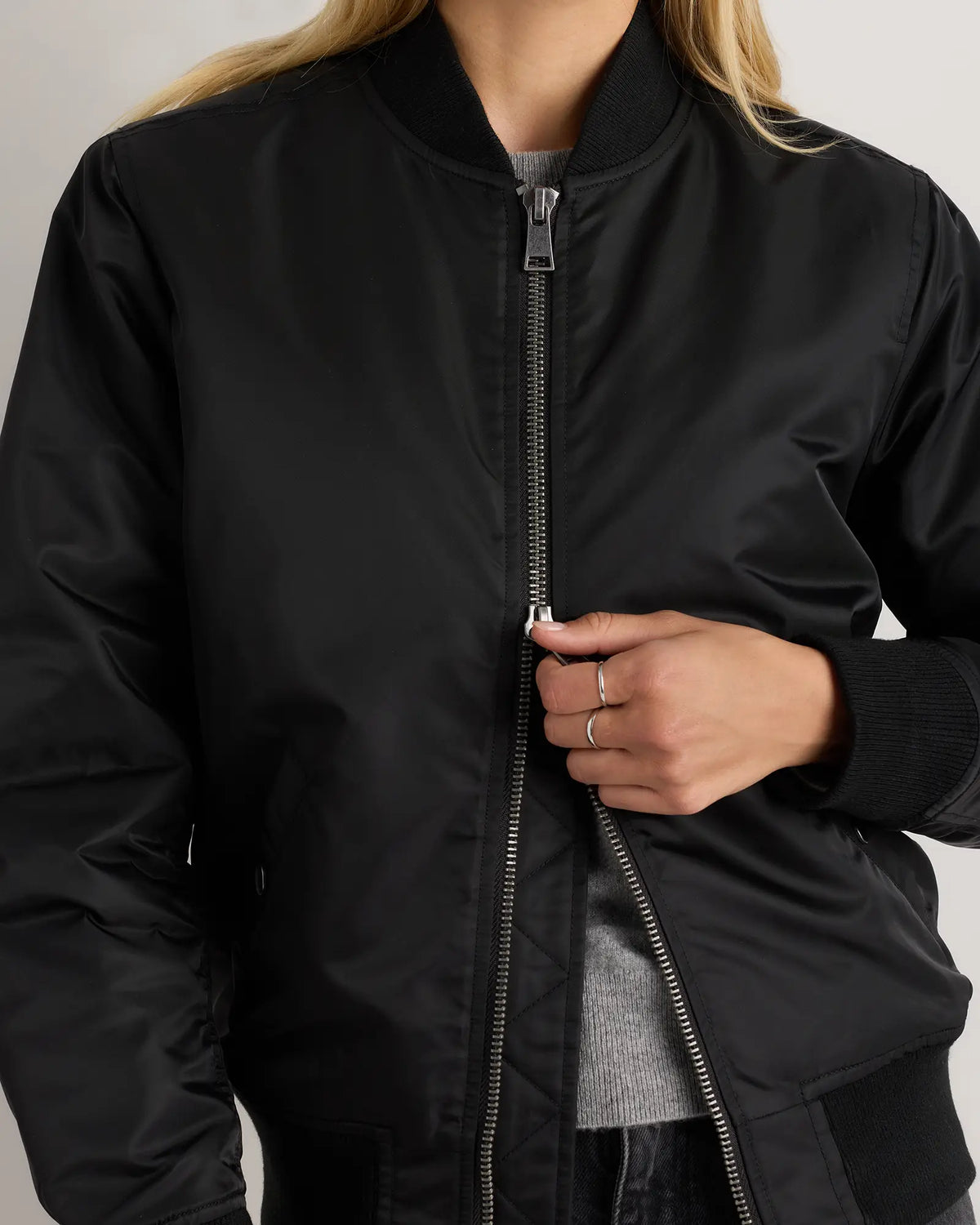 Flight Nylon Bomber Jacket - US 3083