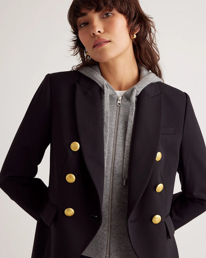 100% Mongolian Cashmere Hoodie Blazer Insert - US 3643