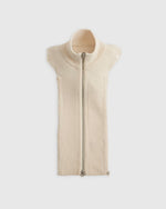 100% Mongolian Cashmere Ribbed Collar Blazer Insert - US 1954