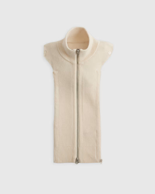 100% Mongolian Cashmere Ribbed Collar Blazer Insert - US 1954