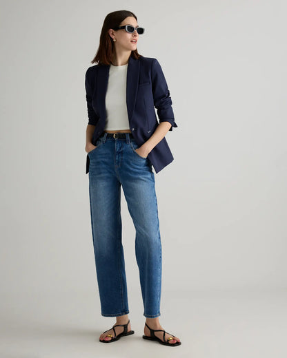 Scuba Single-Breasted Convertible Blazer - US 0146