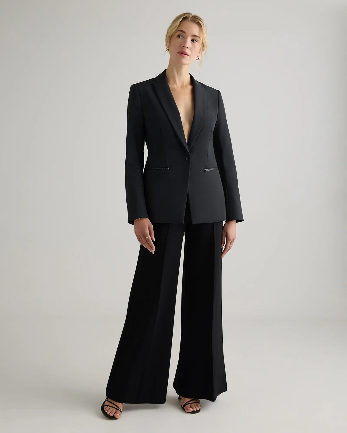 Scuba Single-Breasted Convertible Blazer - US 5115