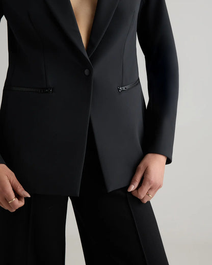 Scuba Single-Breasted Convertible Blazer - US 5115