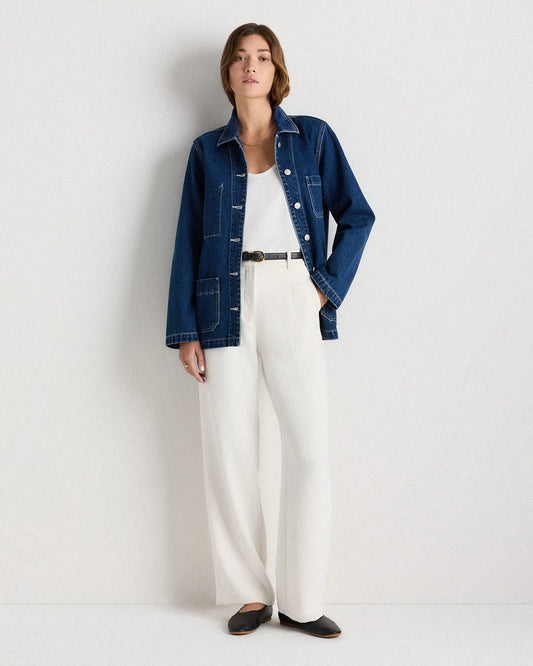 100% Organic Cotton Denim Chore Jacket - US 7119