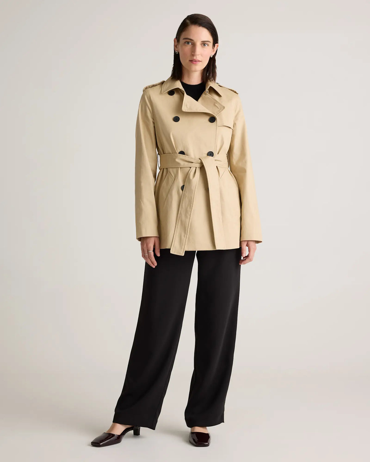 Comfort Stretch Short Trench Coat - US 5900