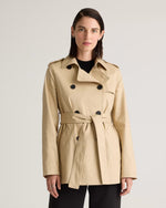 Comfort Stretch Short Trench Coat - US 5900