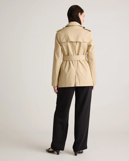 Comfort Stretch Short Trench Coat - US 5900