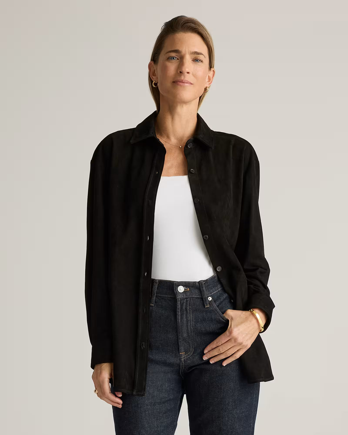 100% Suede Overshirt - US 1409