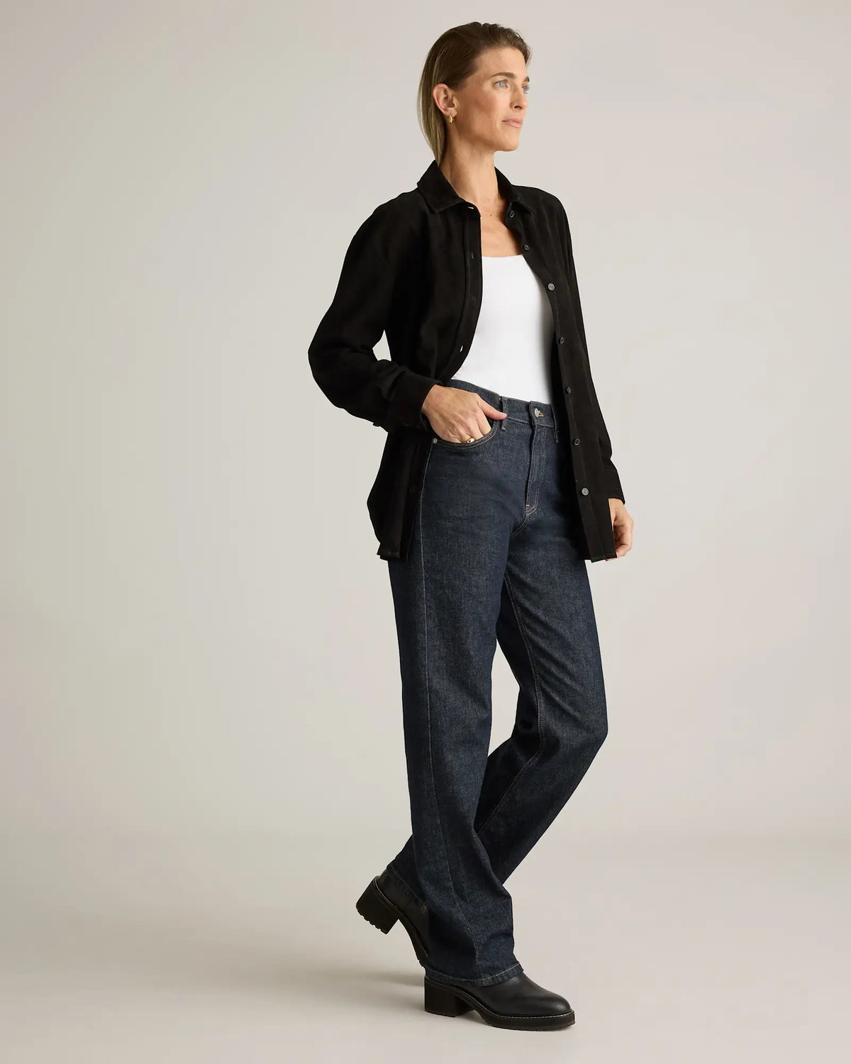 100% Suede Overshirt - US 1409