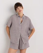 Taupe Brown Gingham
