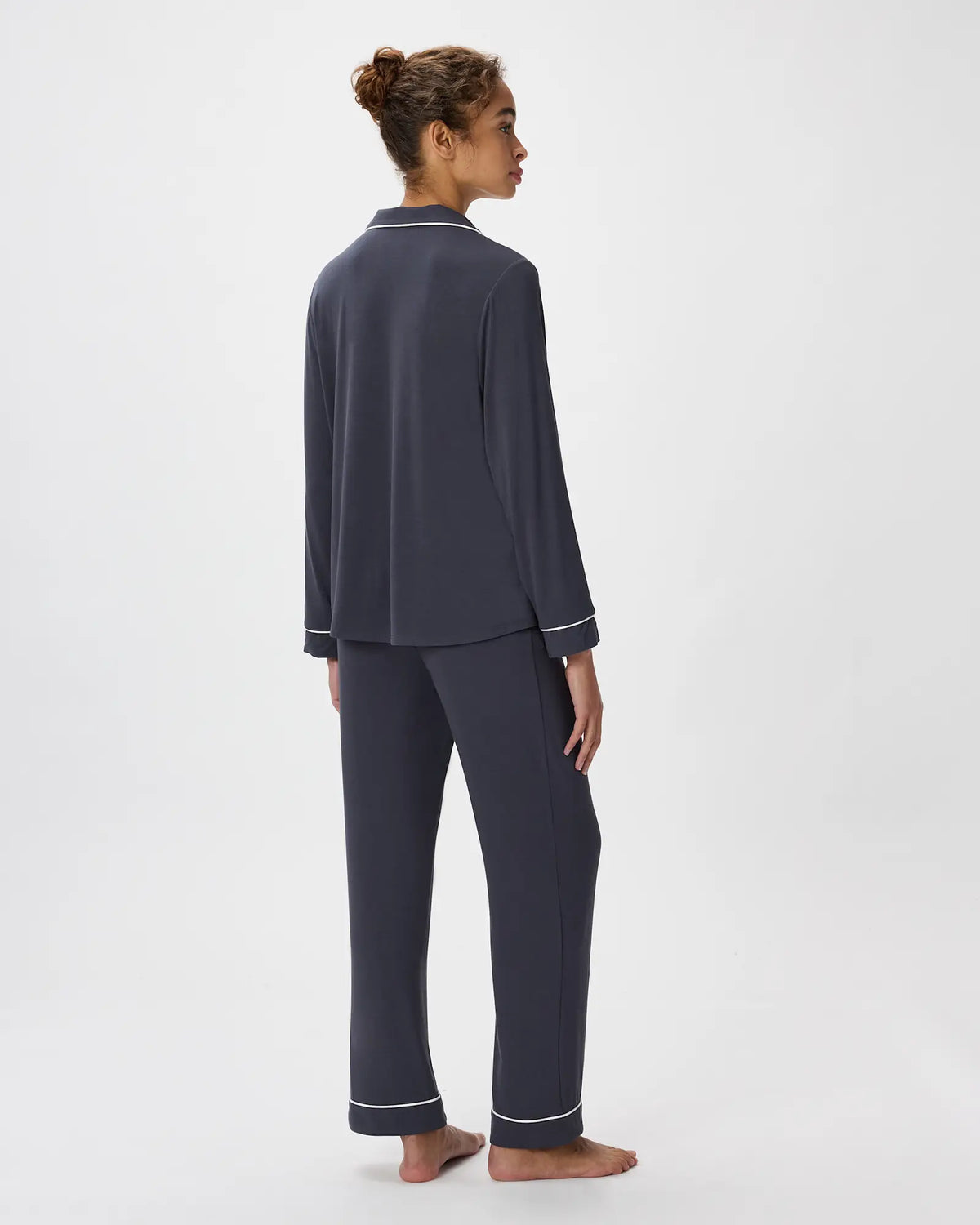 Bamboo Jersey Long Sleeve Pajama Set - US 1860