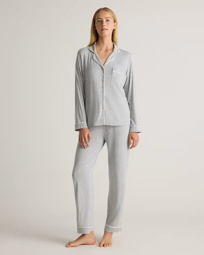 Bamboo Jersey Long Sleeve Pajama Set - US 2951