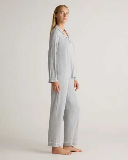 Bamboo Jersey Long Sleeve Pajama Set - US 2951