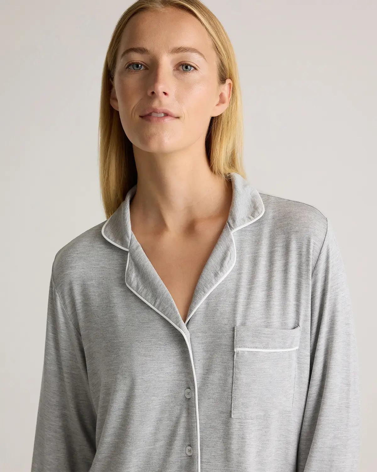 Bamboo Jersey Long Sleeve Pajama Set - US 2951