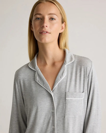 Bamboo Jersey Long Sleeve Pajama Set - US 2951