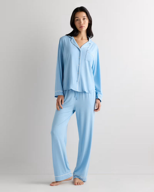 Bamboo Jersey Long Sleeve Pajama Set - US 0577