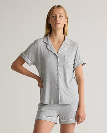 Bamboo Jersey Short Sleeve Pajama Set - US 2255
