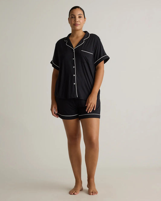 Bamboo Jersey Short Sleeve Pajama Set - US 5856