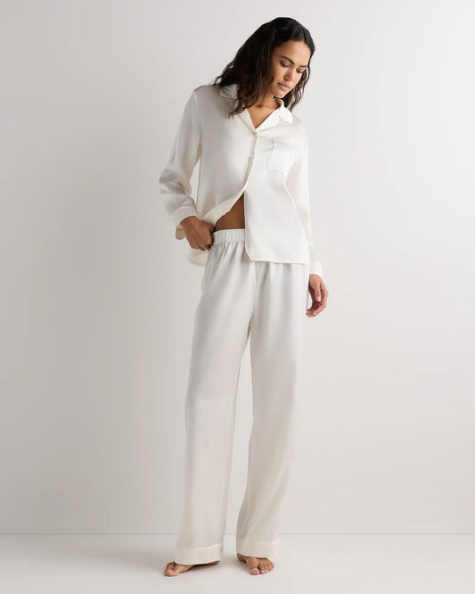 100% Washable Silk Satin Pajama Pant - US 1564