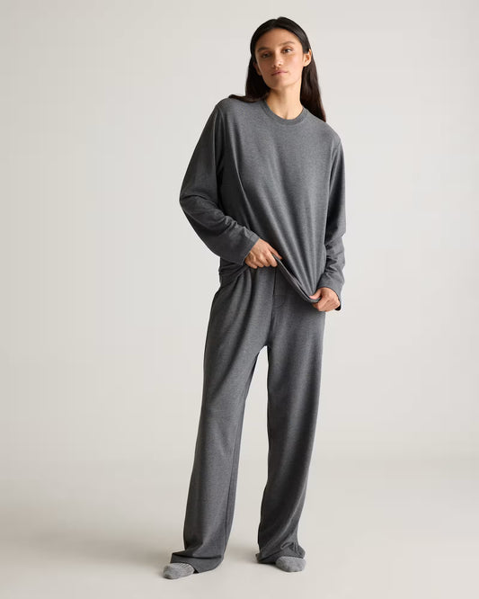 Dream Lounge Oversized Long Sleeve Pajama Set - US 3571