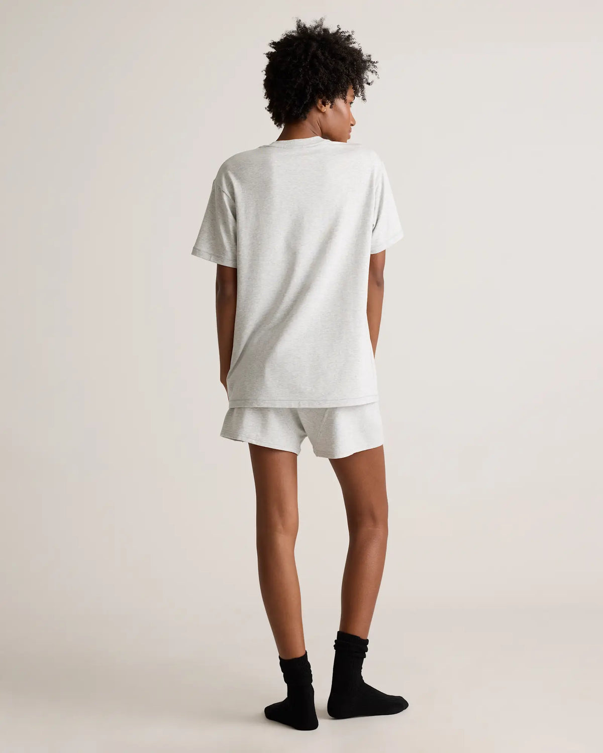 Dream Lounge Oversized Short Sleeve Pajama Set - US 8223