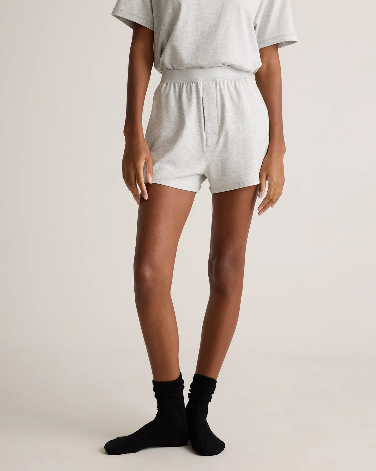 Dream Lounge Oversized Short Sleeve Pajama Set - US 8223