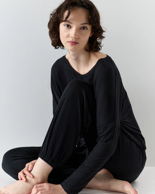 Bamboo Jersey Slouchy Pajama Set - US 9384