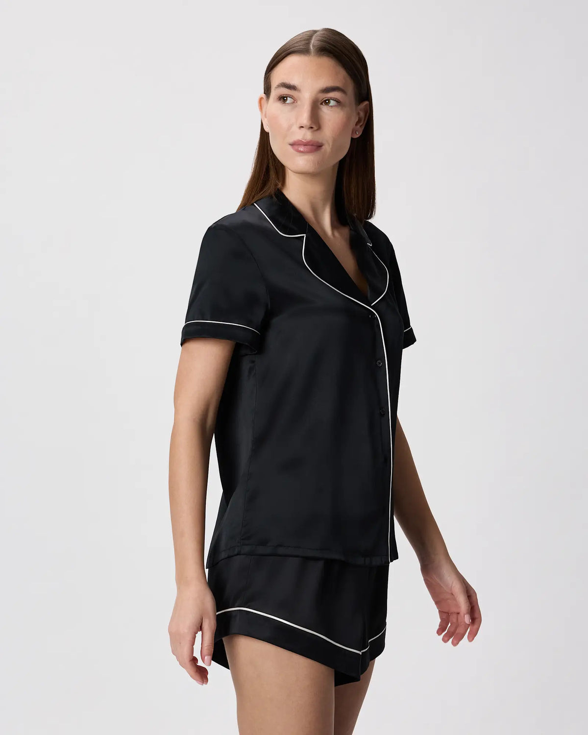100% Washable Silk Satin Pajama Shorts - US 6580