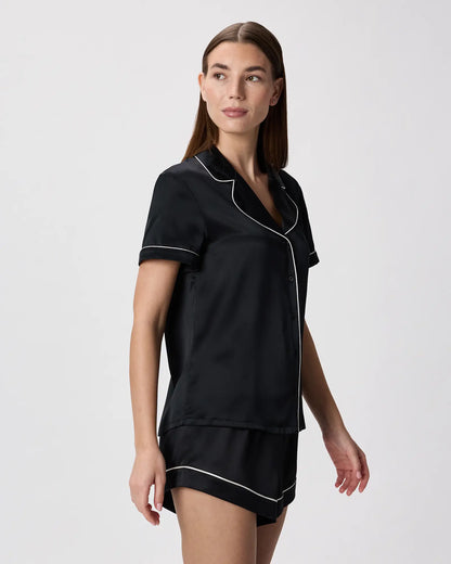 100% Washable Silk Satin Pajama Shorts - US 6580