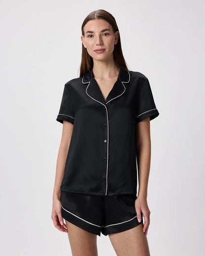 100% Washable Silk Satin Pajama Shorts - US 6580