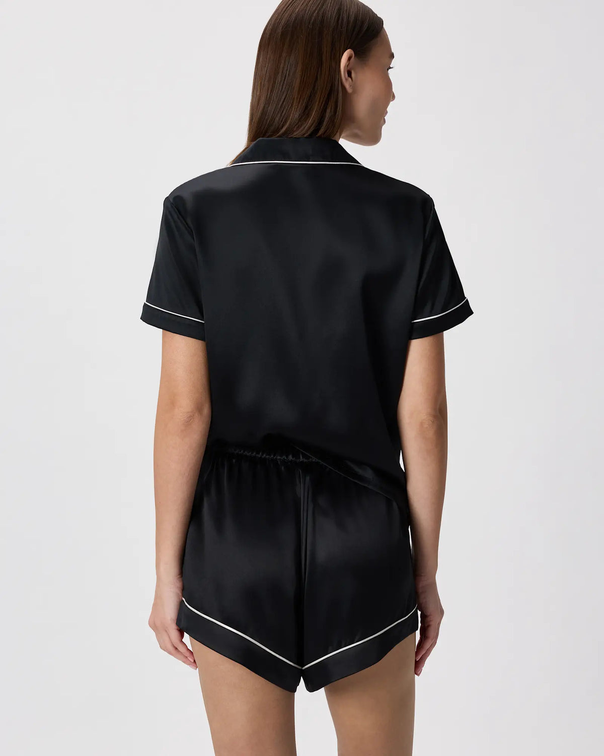 100% Washable Silk Satin Pajama Shorts - US 6580
