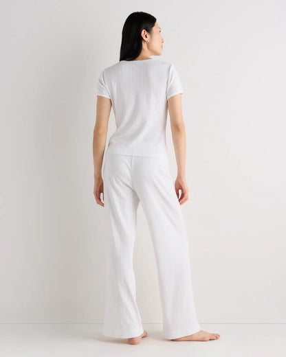 Organic Cotton Pointelle Pajama Set - US 2871