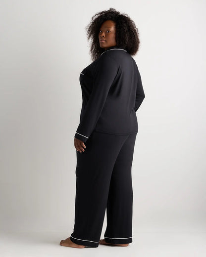 Bamboo Jersey Long Sleeve Pajama Set - US 2969