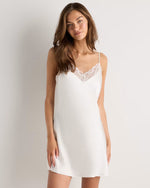 100% Washable Silk Satin Lace Chemise - US 5626