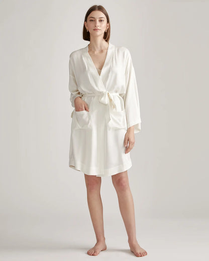 100% Washable Silk Robe - US 4772