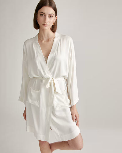 100% Washable Silk Robe - US 4772