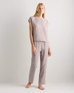 100% European Linen Pajama Set - US 8995