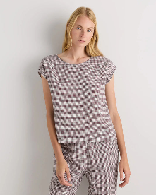 100% European Linen Pajama Set - US 0463
