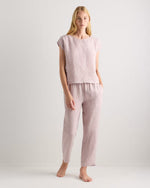 100% European Linen Pajama Set - US 8707