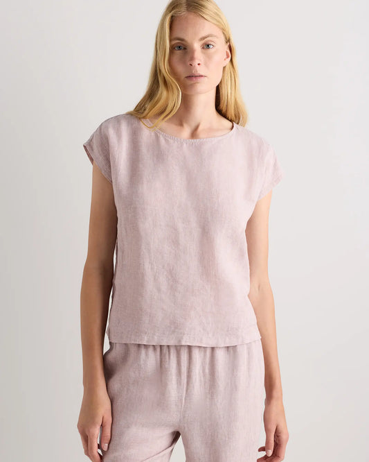 100% European Linen Pajama Set - US 8707