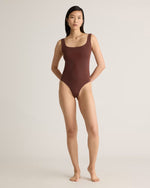 Stretch Cotton Jersey Square Neck Tank Bodysuit - US 2667
