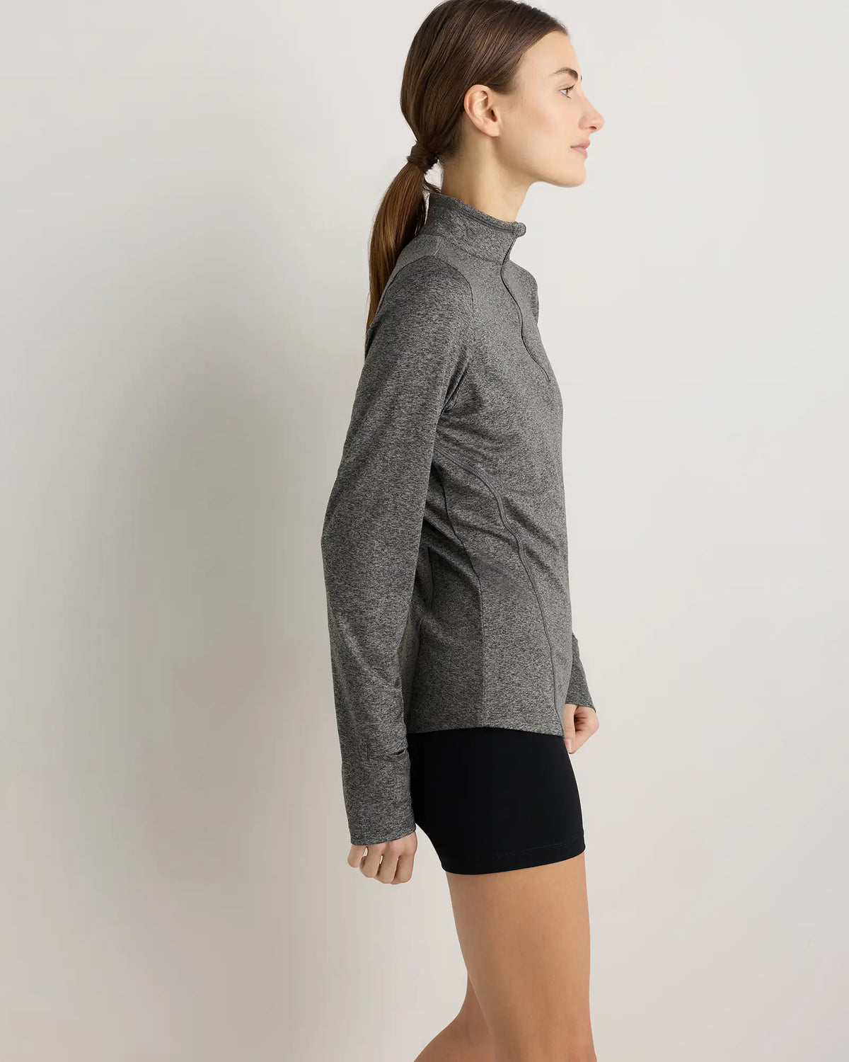 Flowknit Quarter-Zip Pullover - US 1207