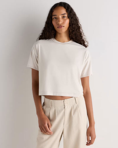 Flowknit Breeze Boxy Cropped Tee - US 7794