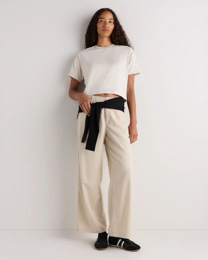 Flowknit Breeze Boxy Cropped Tee - US 7794