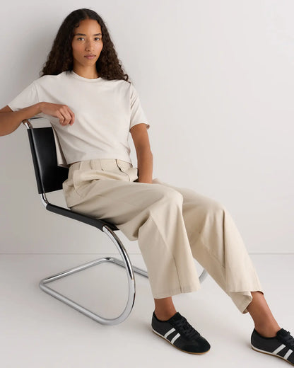 Flowknit Breeze Boxy Cropped Tee - US 7794