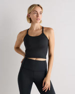Ultra-Soft Y-Back Cropped Bra Tank - US 3569