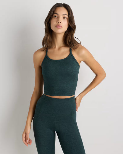 Ultra-Soft Y-Back Cropped Bra Tank - US 2817